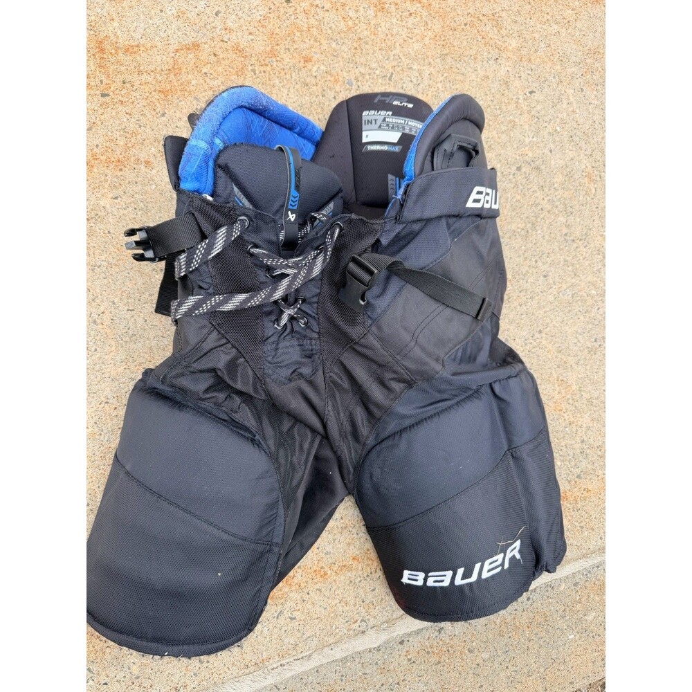 Bauer HP Elite Intermediate Hockey Pants Size Medium Thermo Max